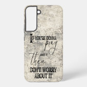 祈キリスト教を心配するな感動的 SAMSUNG GALAXYケース (裏面)