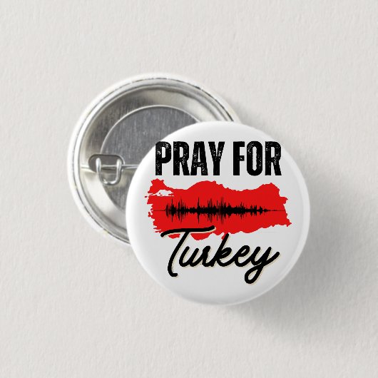 祈トルコ 缶バッジ (正面&裏面)