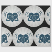 祈ハート ラッピングペーパー (フラット)