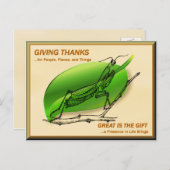 祈マンチ与えス感謝してい ポストカード (正面/裏面)