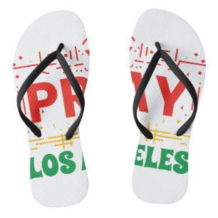 祈ロサンゼルスへの連帯 ビーチサンダル