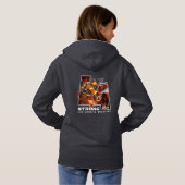 祈ロサンゼルス | レディース パーカ (裏面フル)