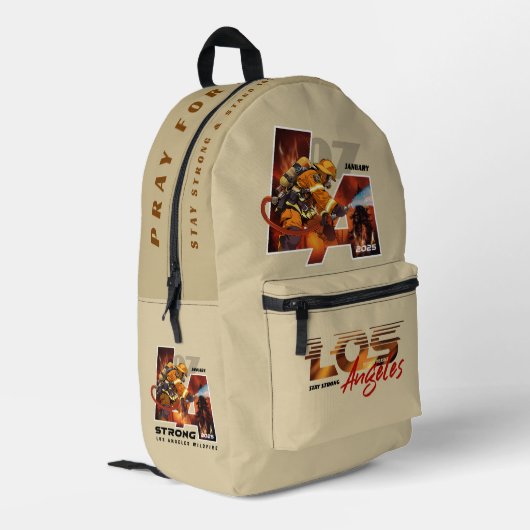 祈ロサンゼルス( 1 ) | プリントバックパック (裏面左端)
