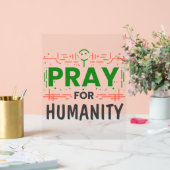 祈人類を讃える アクリルサイン (ウェディング)