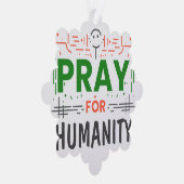 祈人類を讃える オーナメントカード (右)