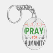 祈人類を讃える キーホルダー (正面左)