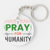 祈人類を讃える キーホルダー (裏面)