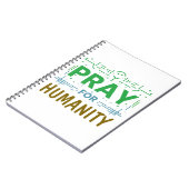 祈人類を讃える ノートブック (左側)