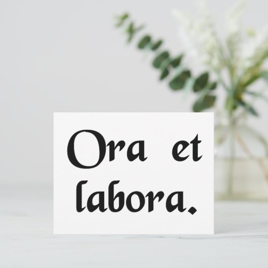 祈仕事。 ポストカード (スタンド正面)