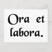 祈仕事。 ポストカード (正面)