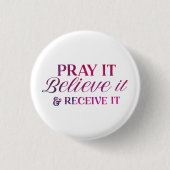 祈信じItとItのボタンを受信 缶バッジ (正面)