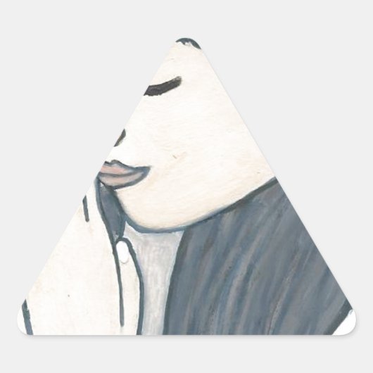 祈女 三角形シール (正面)