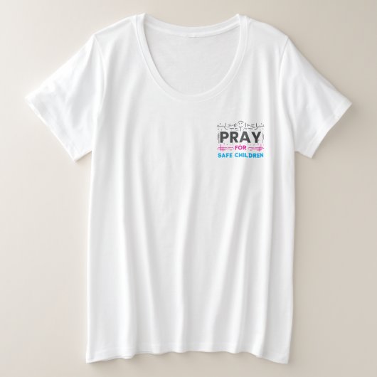 祈子 プラスサイズTシャツ (デザイン正面)