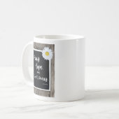 祈希望と心配しない コーヒーマグカップ (正面左)