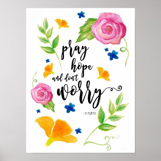 祈希望と心配 ポスター (正面)