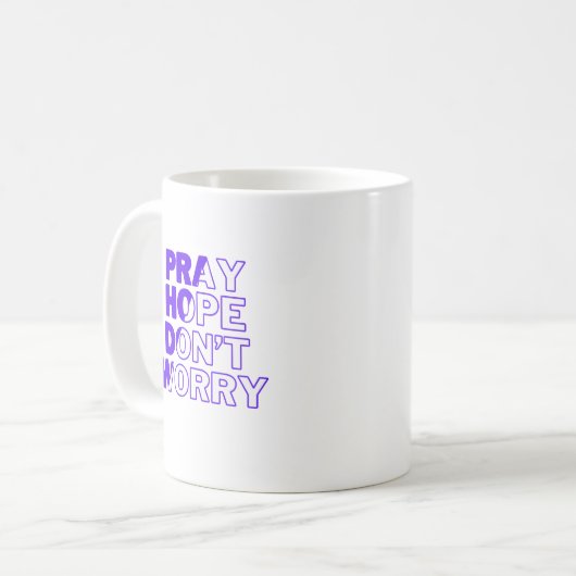 祈希望マグ気にしないで コーヒーマグカップ (正面左)