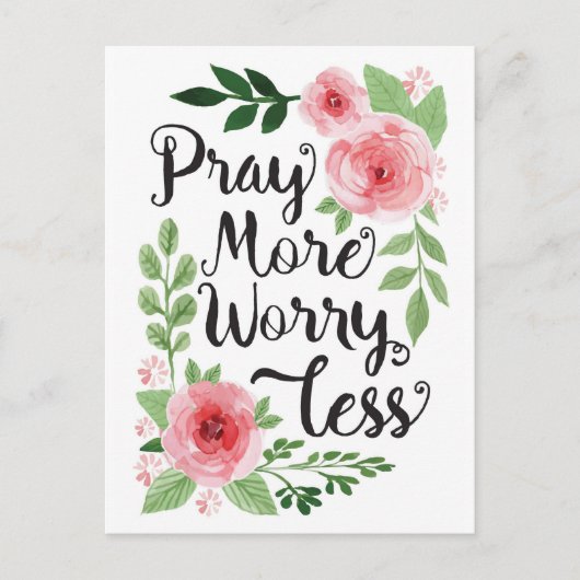 祈心配が減る ポストカード (正面)