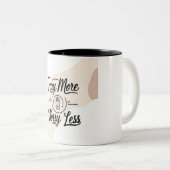 祈心配の無感動的いマグカップ ツートーンマグカップ (正面右)