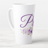 祈感動的引用文 カフェラテマグ (左アングル)