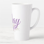 祈感動的引用文 カフェラテマグ (右)