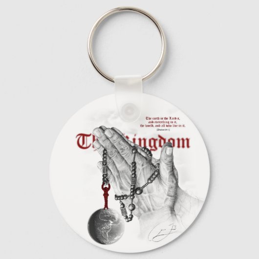 祈手 キーホルダー (正面)