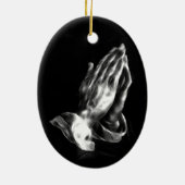 祈手 セラミックオーナメント (裏面)