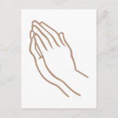 祈手 ポストカード (正面)