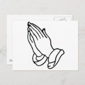 祈手 ポストカード (正面/裏面)