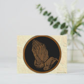 祈手 ポストカード (スタンド正面)