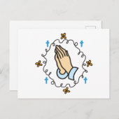 祈手 ポストカード (正面/裏面)