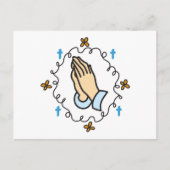 祈手 ポストカード (正面)