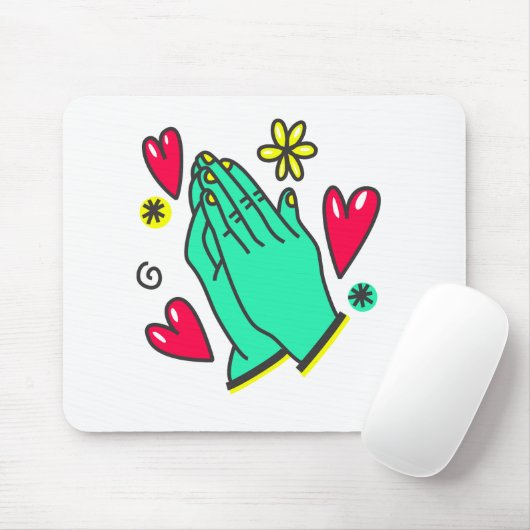 祈手 マウスパッド (マウス)