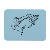 祈手 マグネット (横)