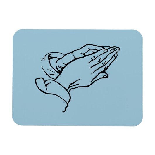 祈手 マグネット (横)