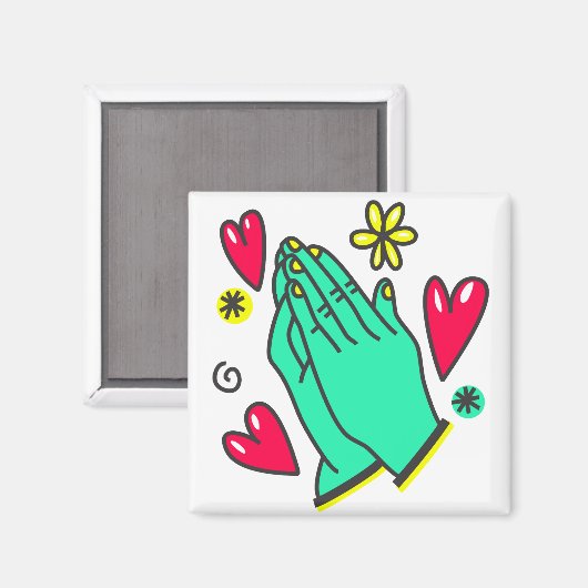 祈手 マグネット (正面/裏面)