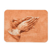 祈手 マグネット (横)