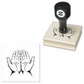 祈手 ラバースタンプ (押印)