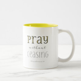 祈止めなし – 1節5:17 ツートーンマグカップ