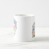 祈母の母の日のフローラ コーヒーマグカップ (中央)