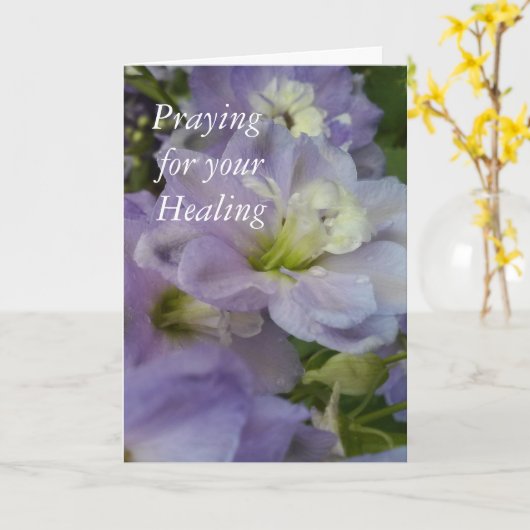 祈癒し カード (黄色い花)