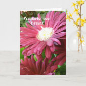 祈癒し カード (黄色い花)