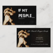 祈祈りの言葉団体教会スピリチュアル宗教キリスト 名刺 (正面/裏面)