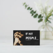 祈祈りの言葉団体教会スピリチュアル宗教キリスト 名刺 (スタンド正面)