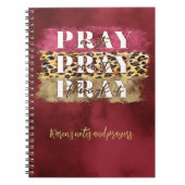 祈祈文字を加え祈て、その上に ノートブック (正面)