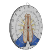 祈絵文字 ダーツボード (正面左)