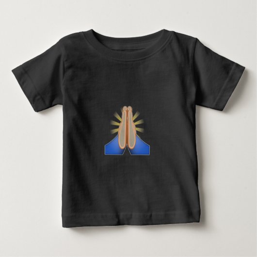 祈絵文字 ベビーTシャツ (正面)