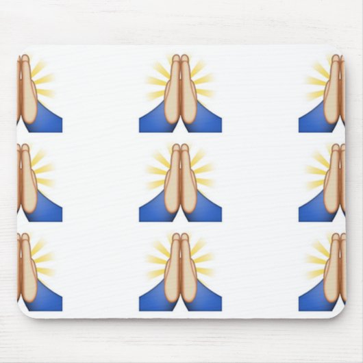 祈絵文字 マウスパッド (正面)