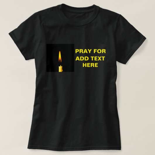 祈追加文字 Tシャツ (デザイン正面)