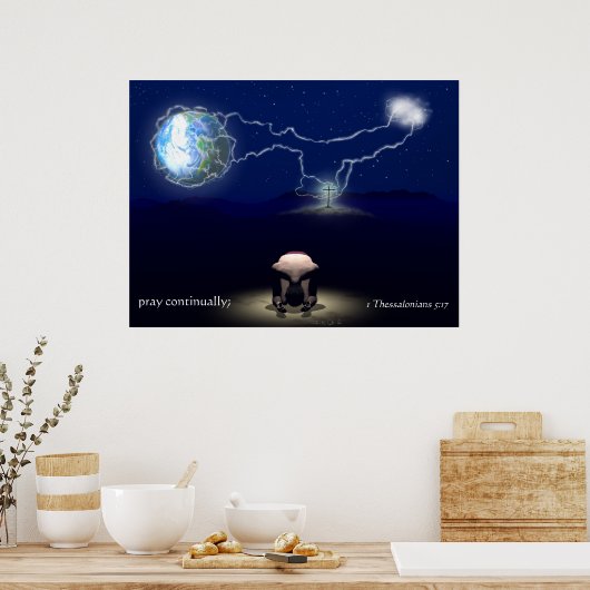 祈 ポスター (キッチン)