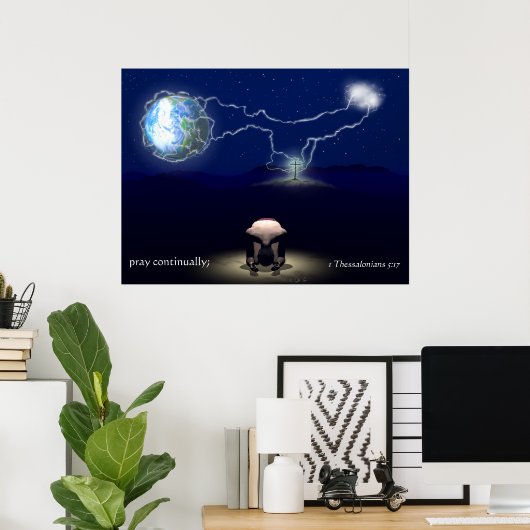 祈 ポスター (ホームオフィス)